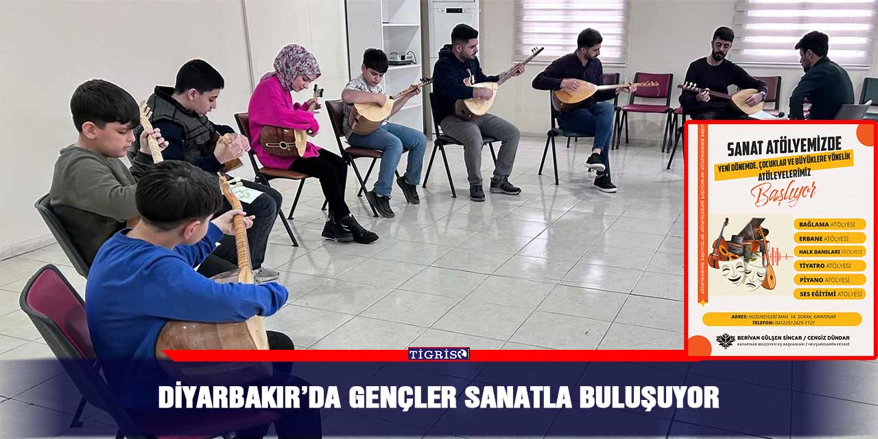 Diyarbakır’da gençler sanatla buluşuyor