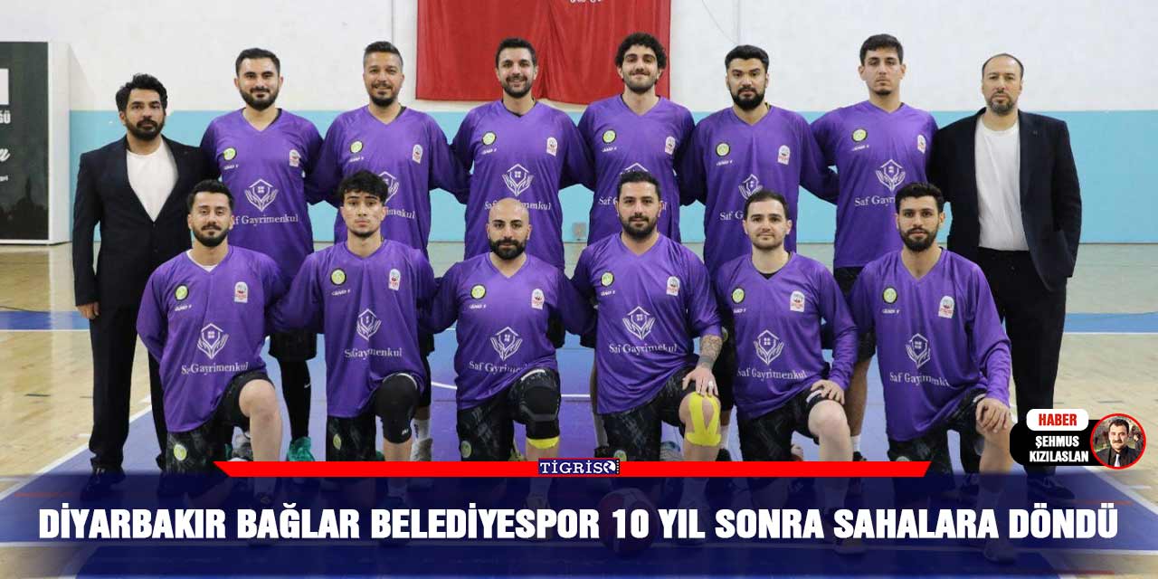 Diyarbakır Bağlar Belediyespor 10 yıl sonra sahalara döndü