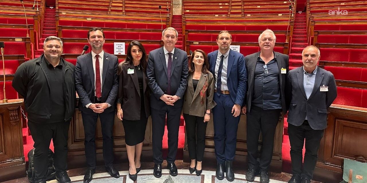 Tuncer Bakırhan Fransa Parlamentosu’nda temaslarda bulundu