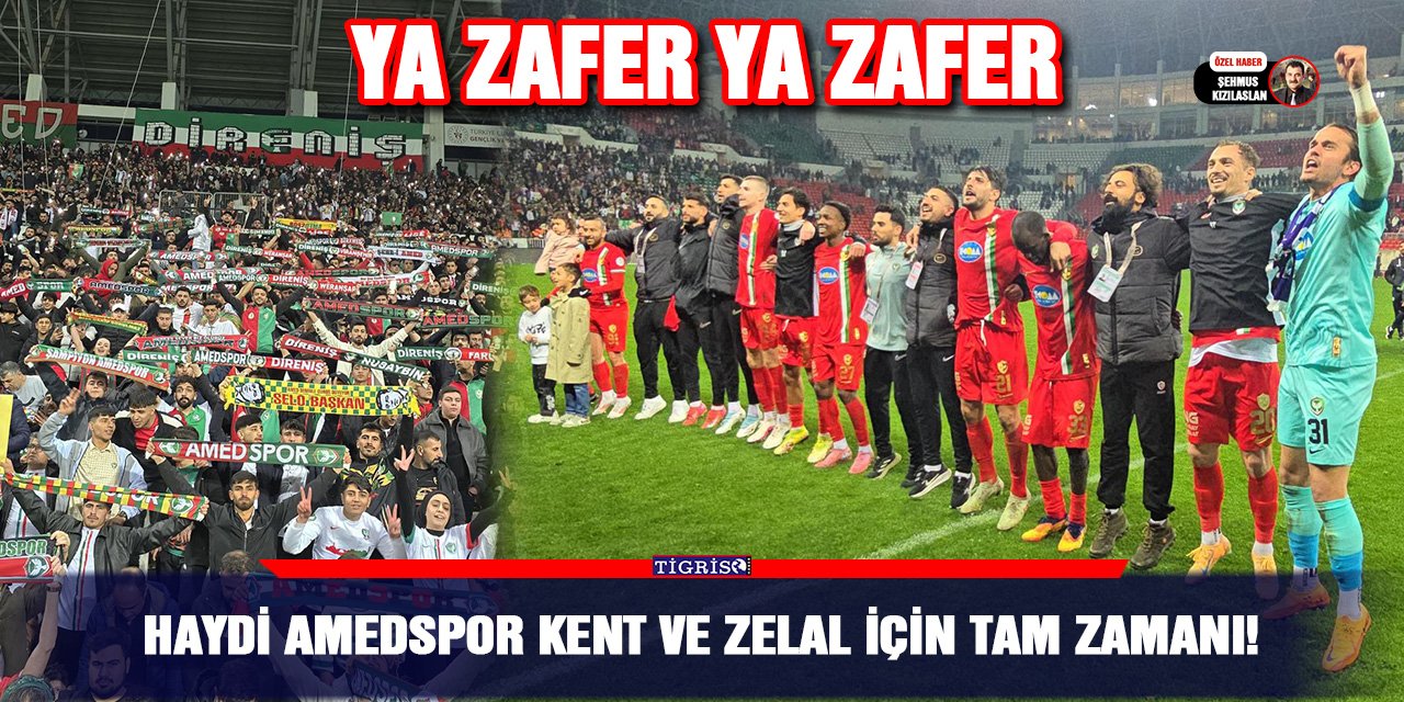 Haydi Amedspor kent ve Zelal için tam zamanı!