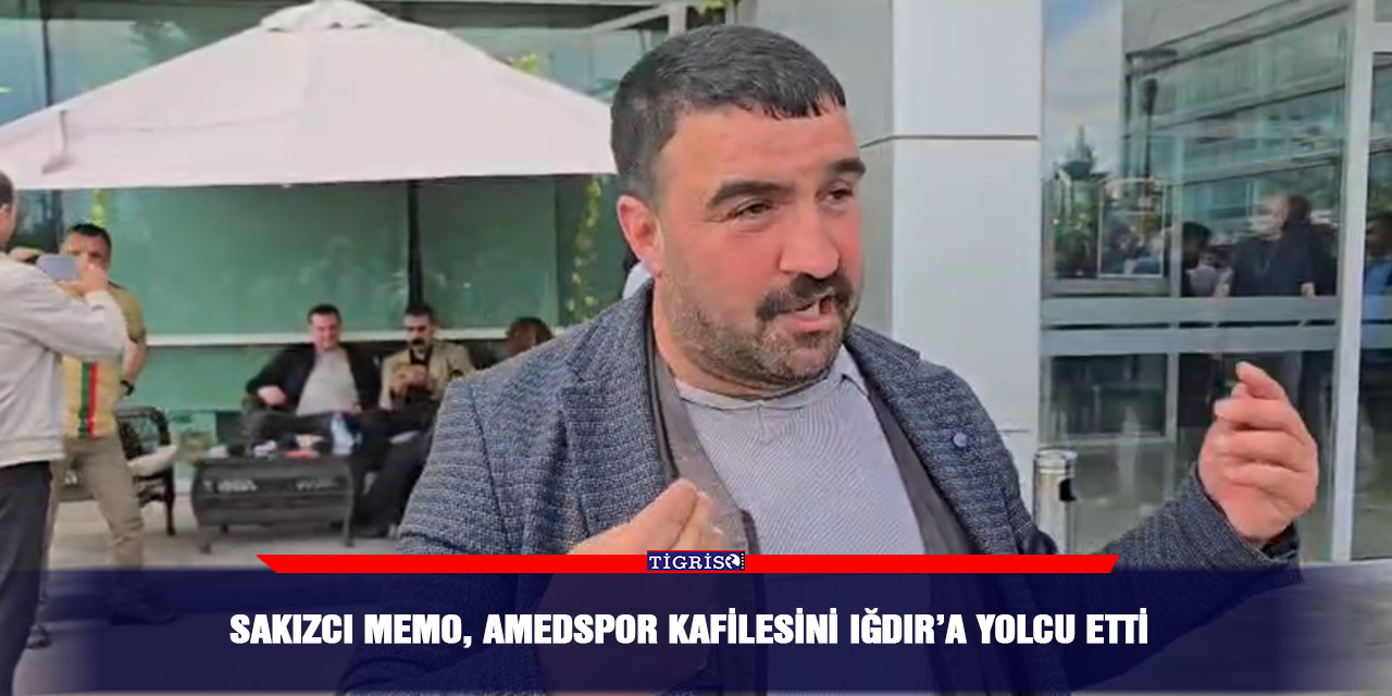Sakızcı Memo, Amedspor kafilesini Iğdır’a yolcu etti