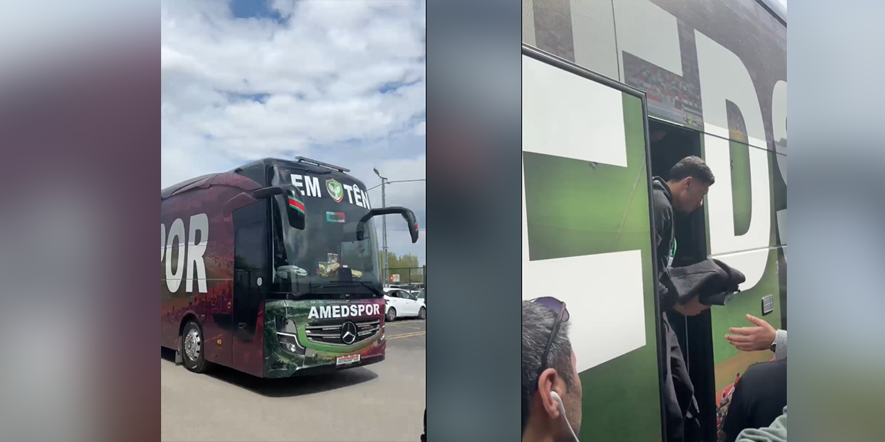 Amedspor oyuncuları Iğdır Stadı’na giriş yaptı