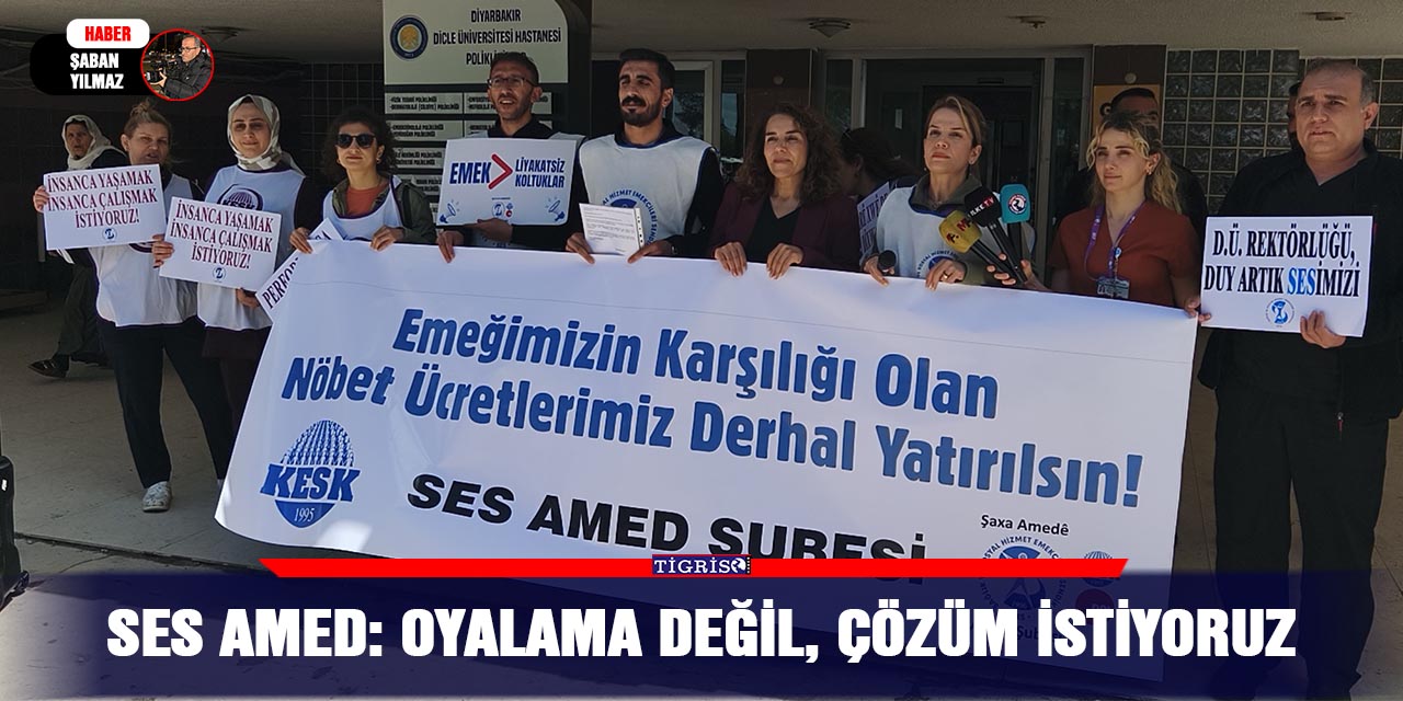 SES Amed: Oyalama değil, çözüm istiyoruz