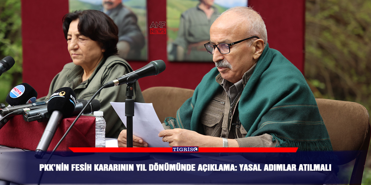 PKK’nin fesih kararının yıl dönümünde açıklama: Yasal adımlar atılmalı