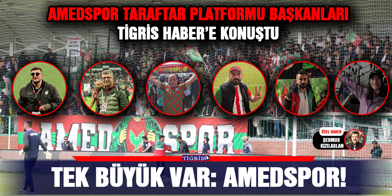 Tek büyük var: AMEDSPOR!