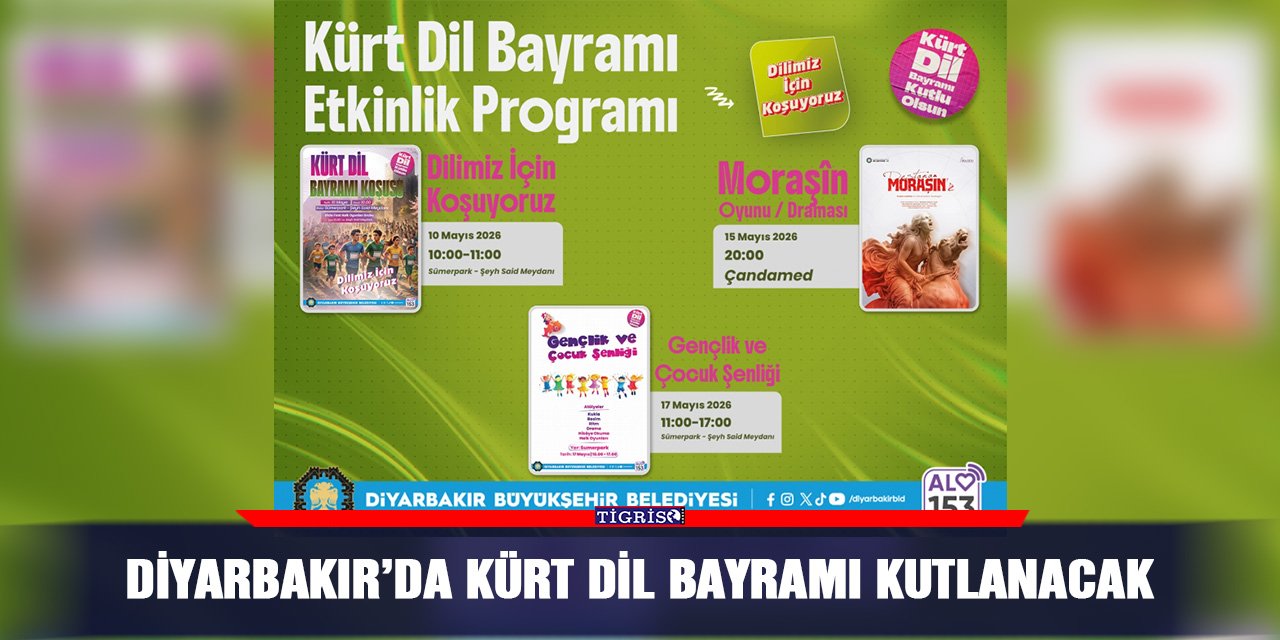 Diyarbakır’da Kürt Dil Bayramı kutlanacak