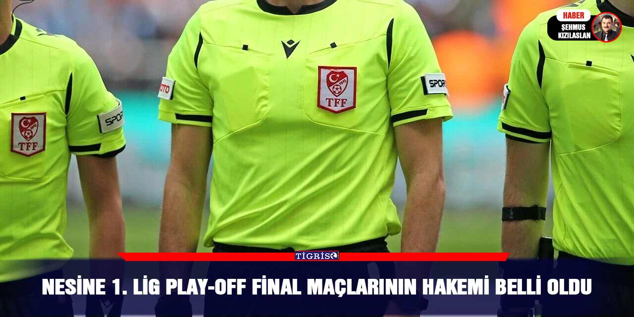 Nesine 1.Lig Play-Off final maçlarının hakemi belli oldu