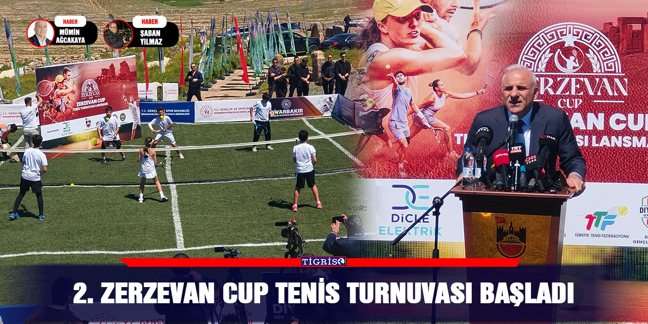 2. Zerzevan Cup Tenis Turnuvası başladı