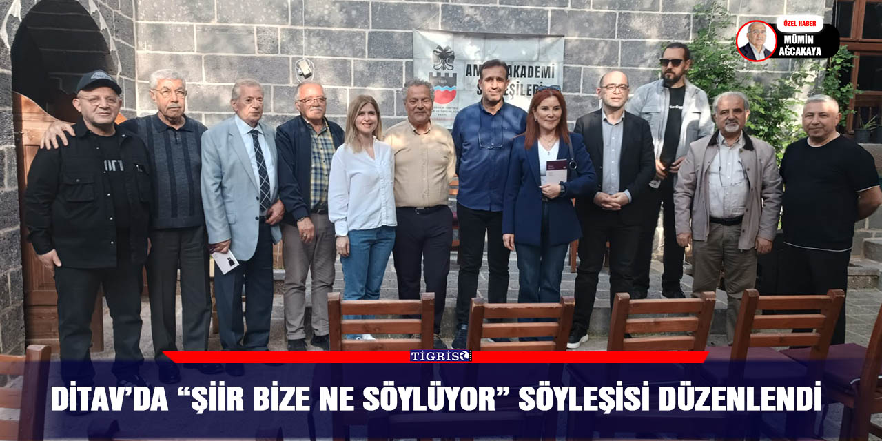 DİTAV’da “Şiir bize ne söylüyor” söyleşisi düzenlendi