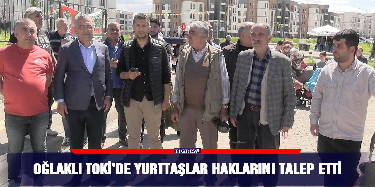 Oğlaklı TOKİ’de yurttaşlar haklarını talep etti