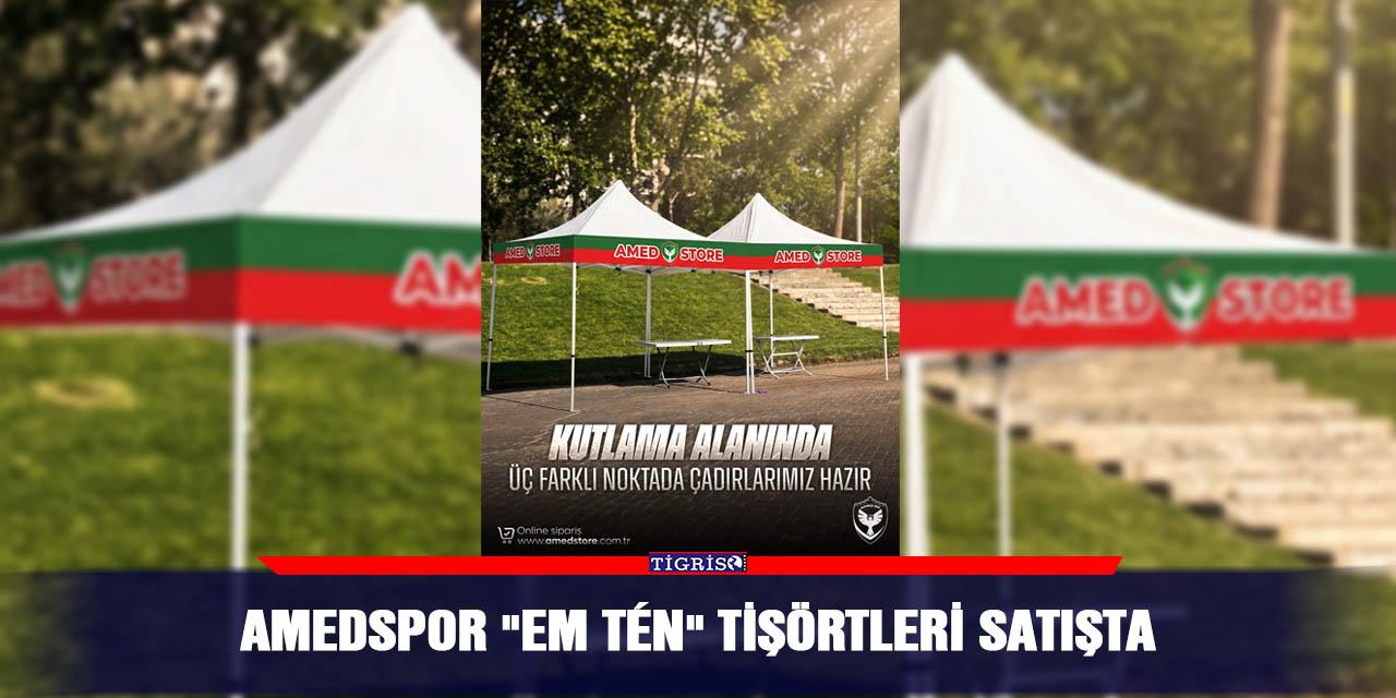 Amedspor "EM TÉN" Tişörtleri Satışta
