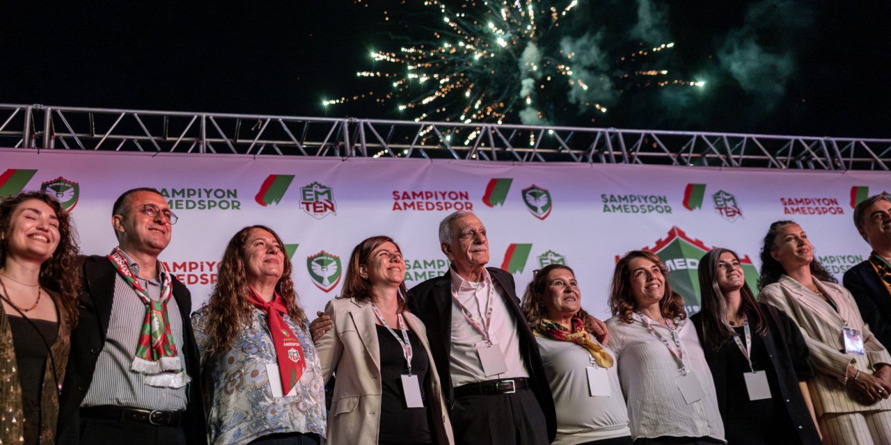 Diyarbakır Büyükşehir Belediye Eş Başkanı Bucak’dan Amedspor’un şampiyonluk coşkusu