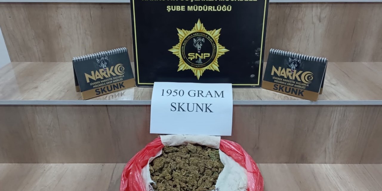 Şanlıurfa’da 4 kilo 250 gram uyuşturucu ele geçirildi