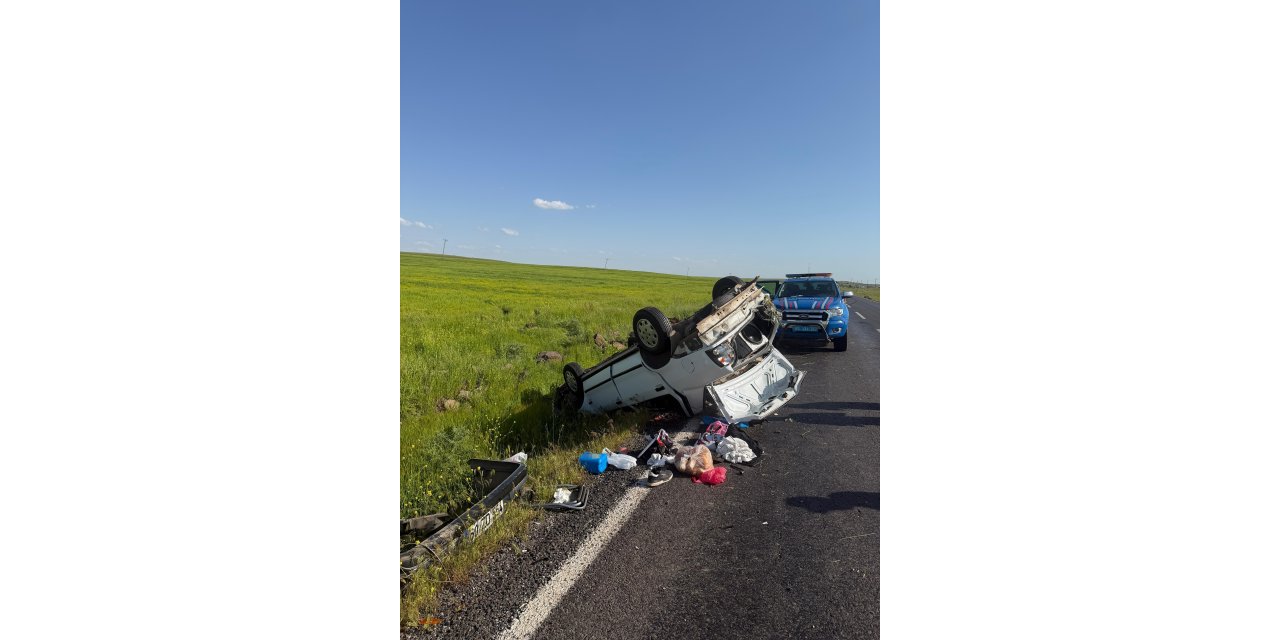Şanlıurfa’da otomobil takla attı: 5 yaralı