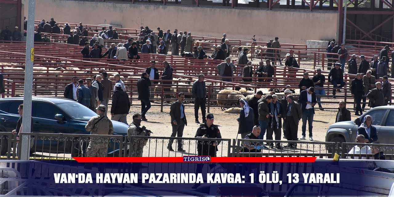 Van'da hayvan pazarında kavga: 1 ölü, 13 yaralı