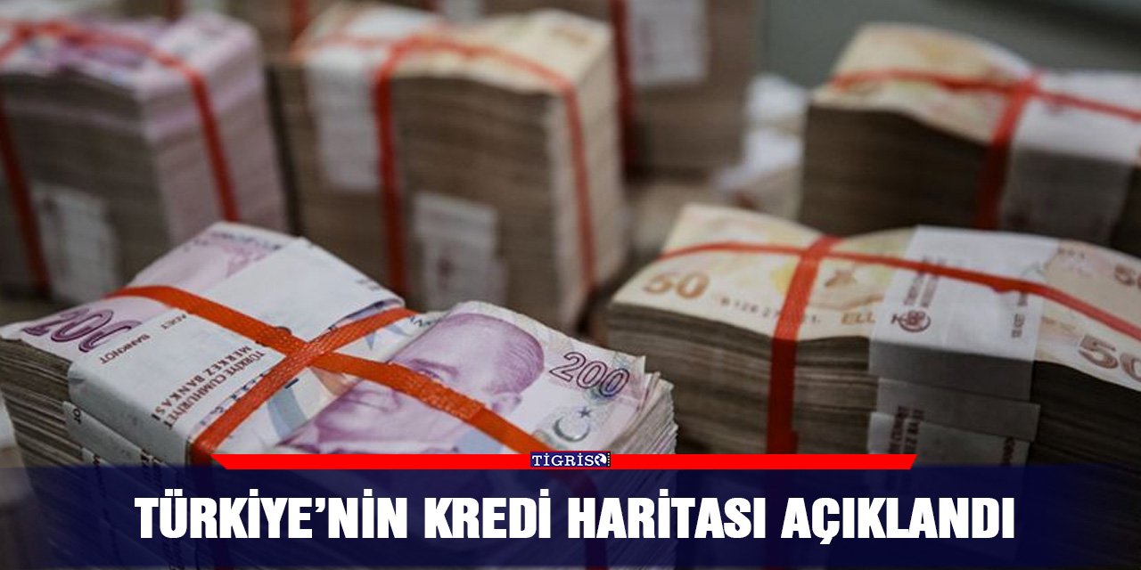 Türkiye’nin kredi haritası açıklandı