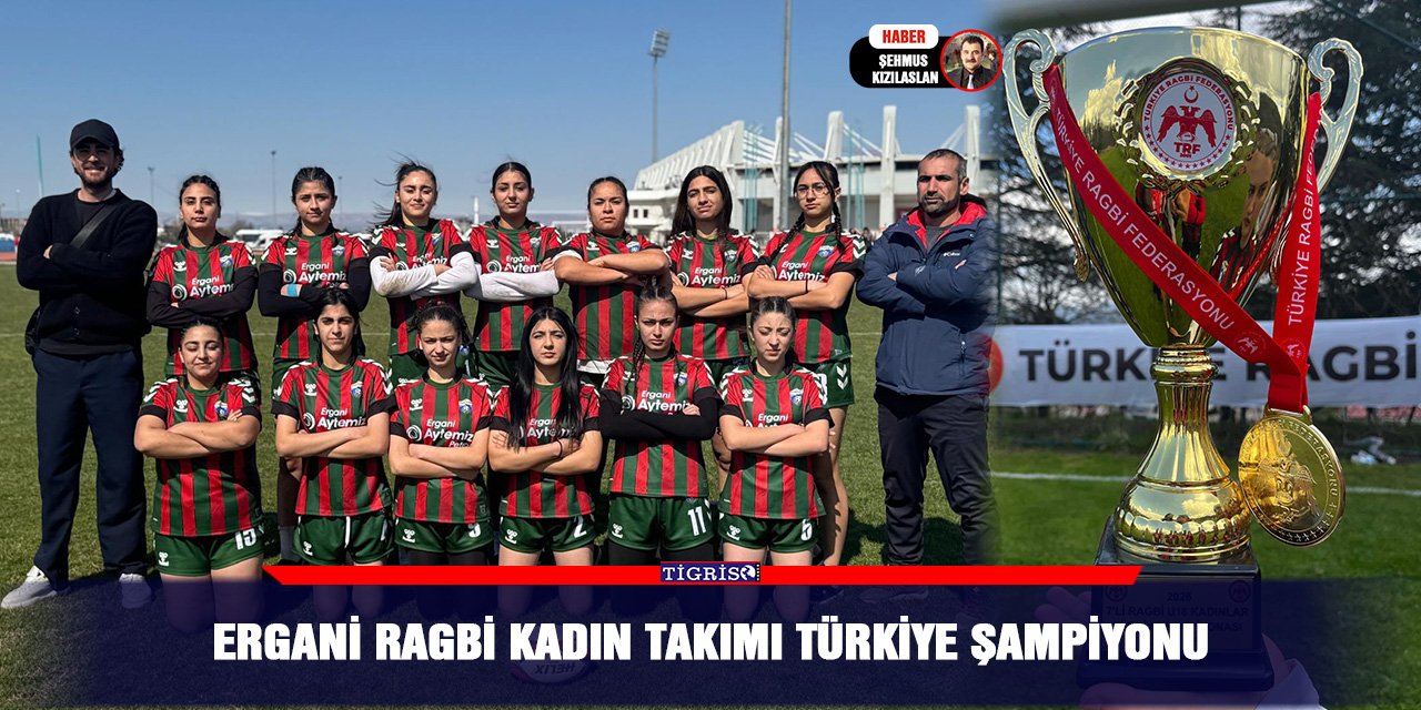 Ergani Ragbi Kadın Takımı Türkiye Şampiyonu