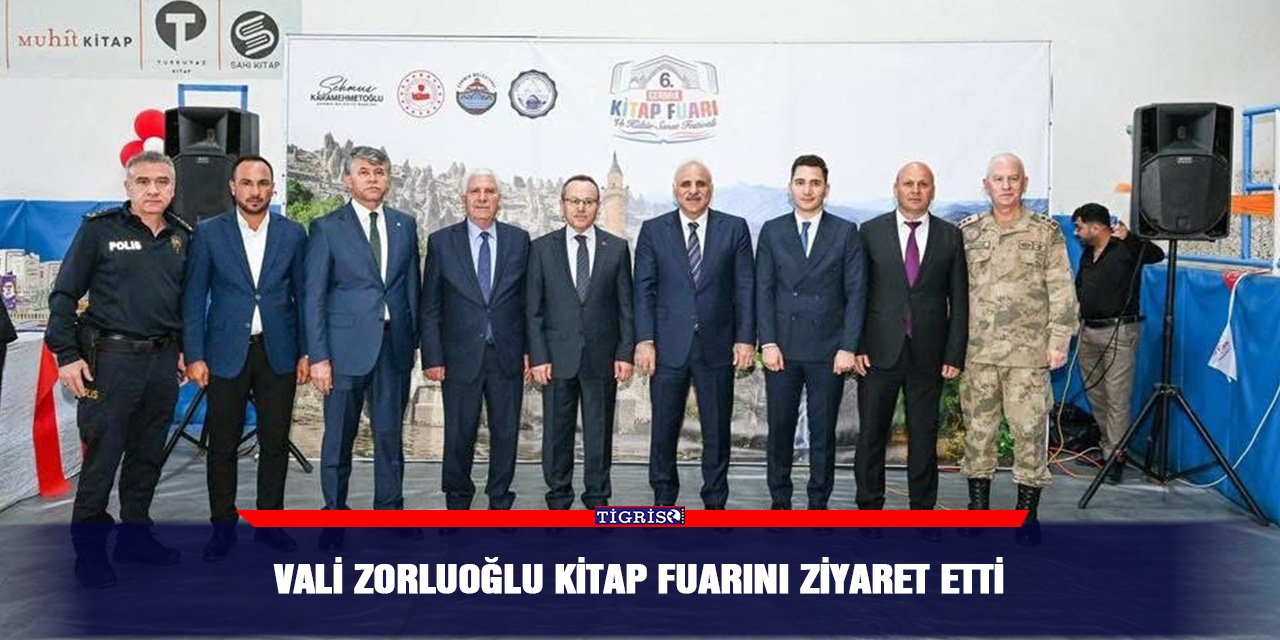 Vali Zorluoğlu kitap fuarını ziyaret etti