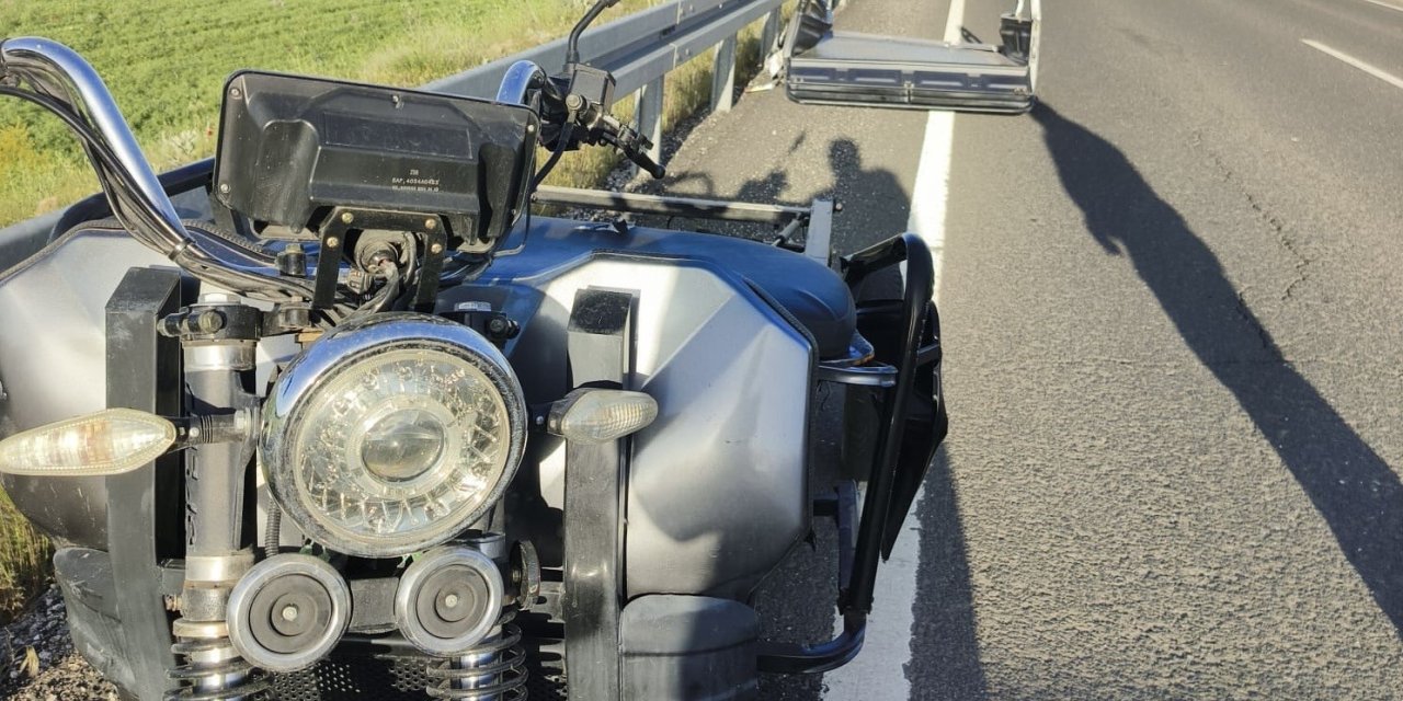 Kamyon ile motosiklet çarpıştı: 1 ölü