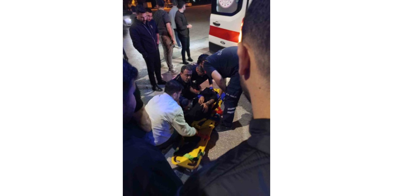 Otomobil ile motosiklet çarpıştı: 1 yaralı