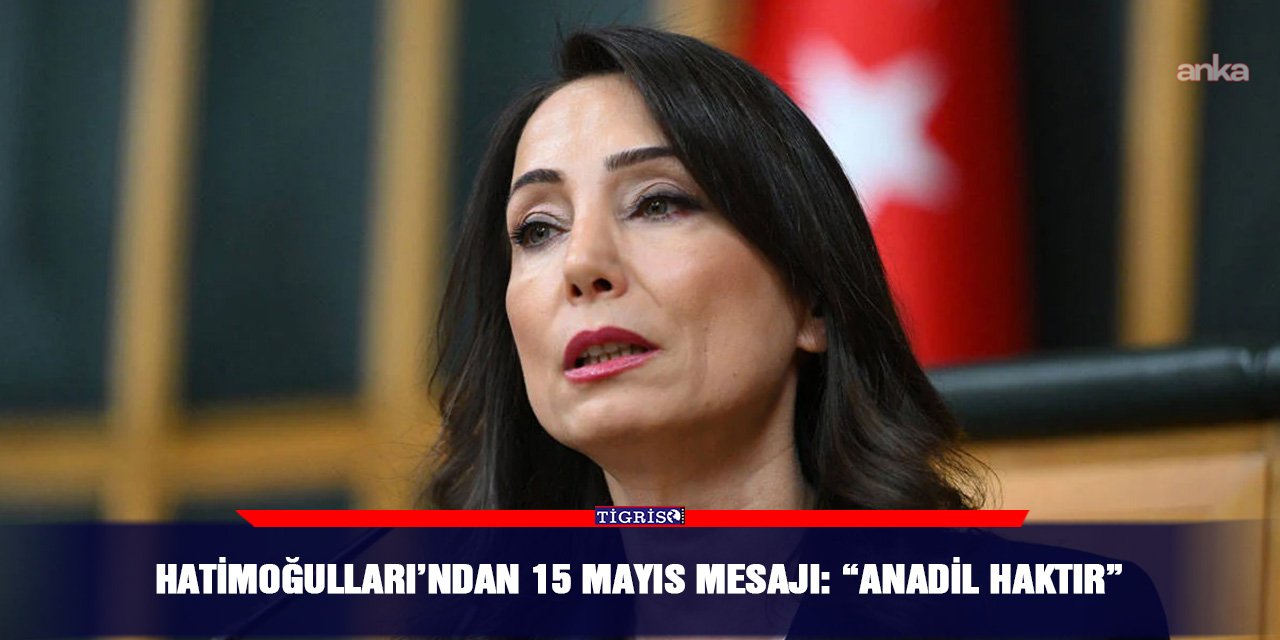 Hatimoğulları’ndan 15 Mayıs mesajı: “Anadil haktır”