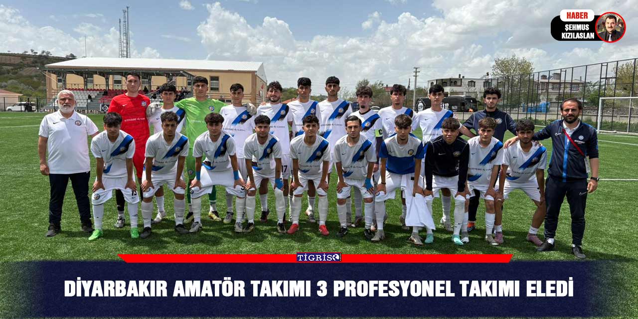 Diyarbakır Amatör takımı 3 profesyonel takımı eledi