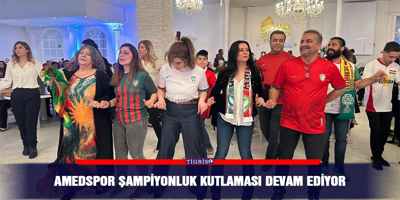 Amedspor şampiyonluk kutlaması devam ediyor