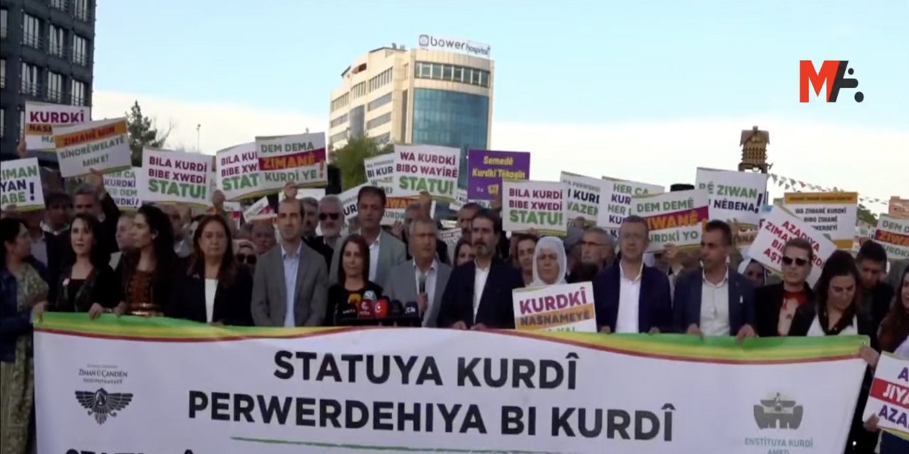 Diyarbakır’da açıklama: Kürt dili statüye kavuşturulsun