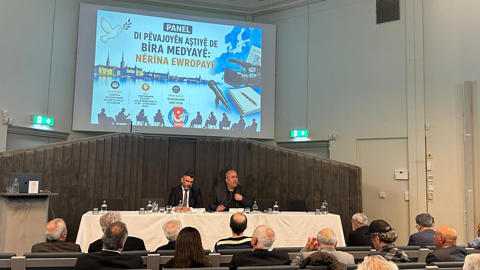 GGC’nin İsveç’teki "Barış Süreçlerinde Basının Hafızası" paneli başladı