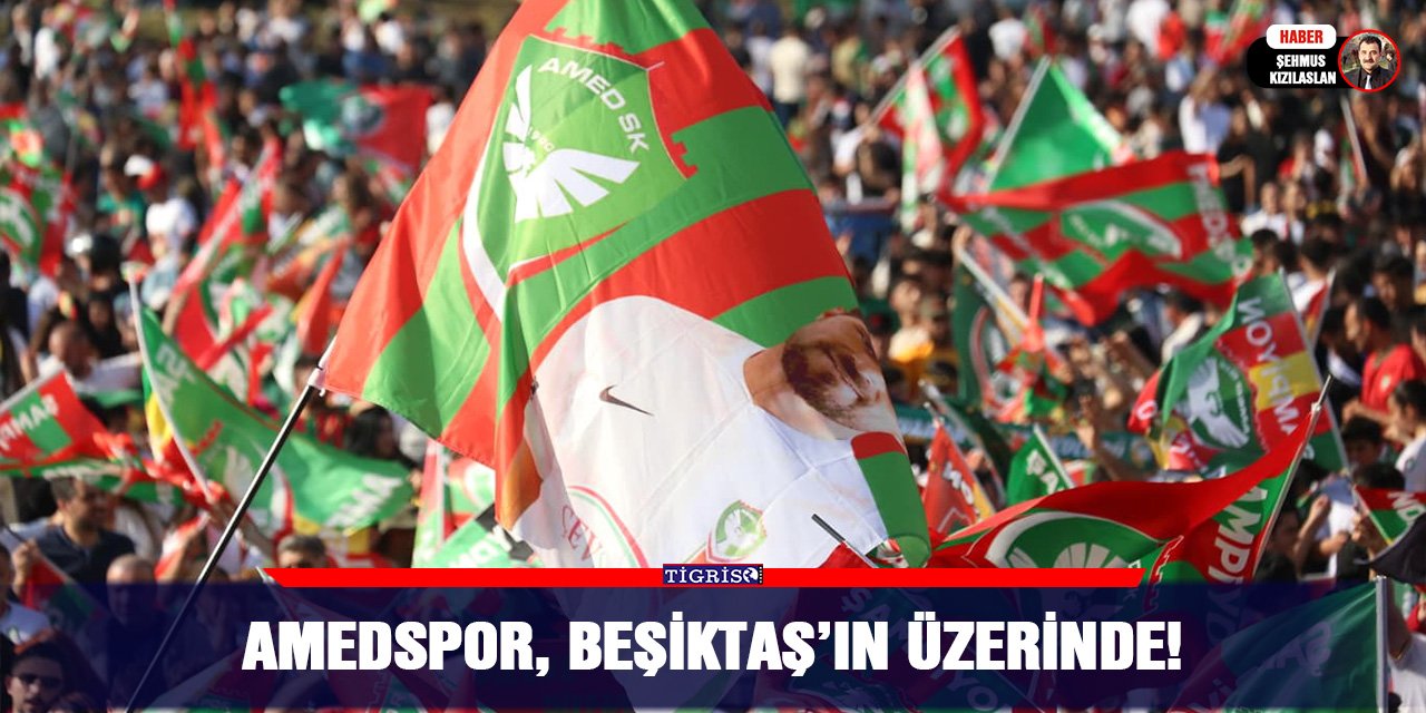 Amedspor, Beşiktaş’ın üzerinde!