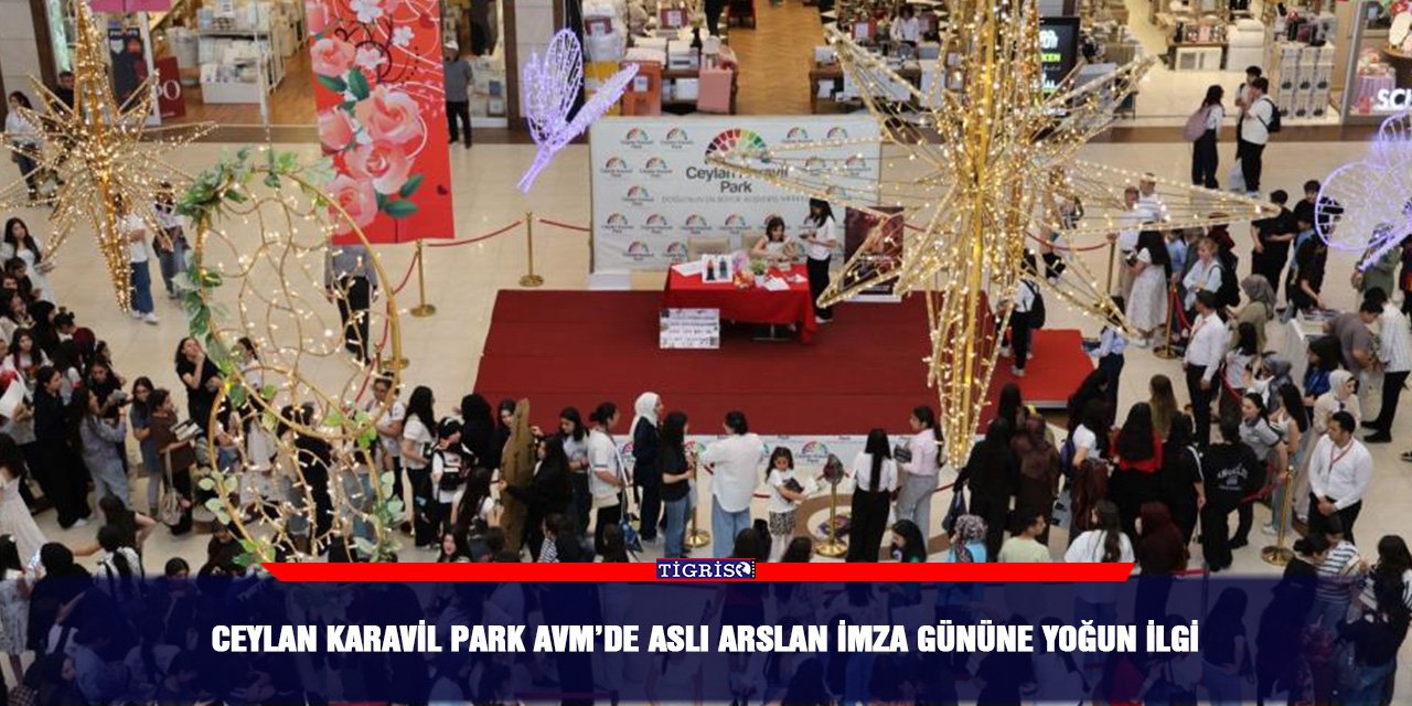 Ceylan Karavil Park AVM’de Aslı Arslan imza gününe yoğun ilgi