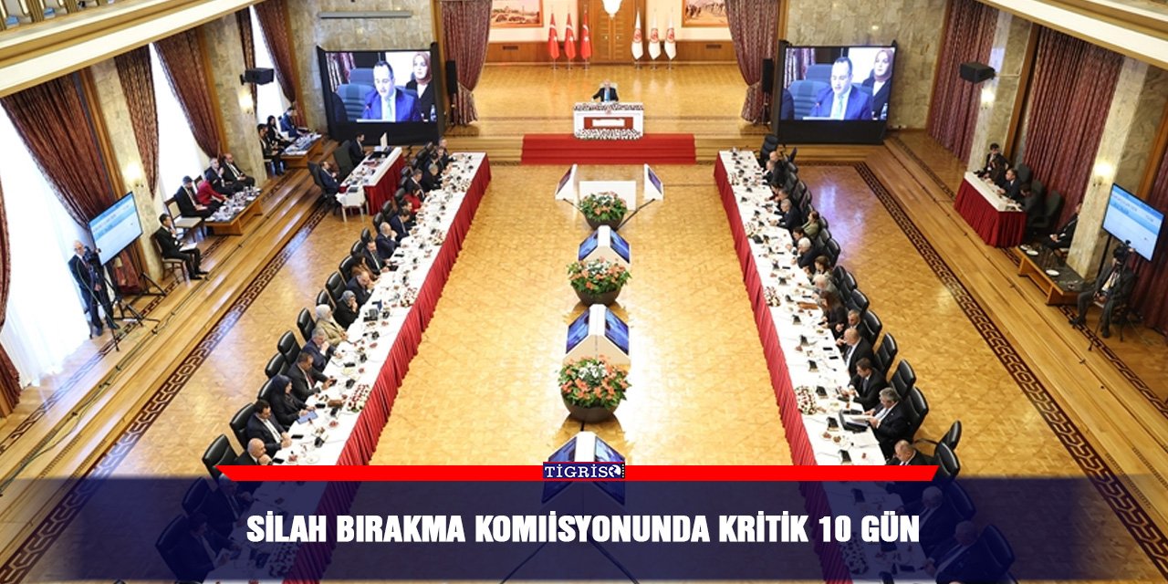 Silah bırakma Komıisyonunda kritik 10 gün
