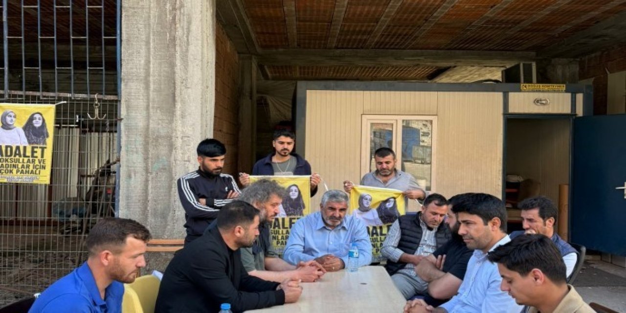 Rojin Kabaiş'in babasından geri dönüşüm işçilerine ziyaret