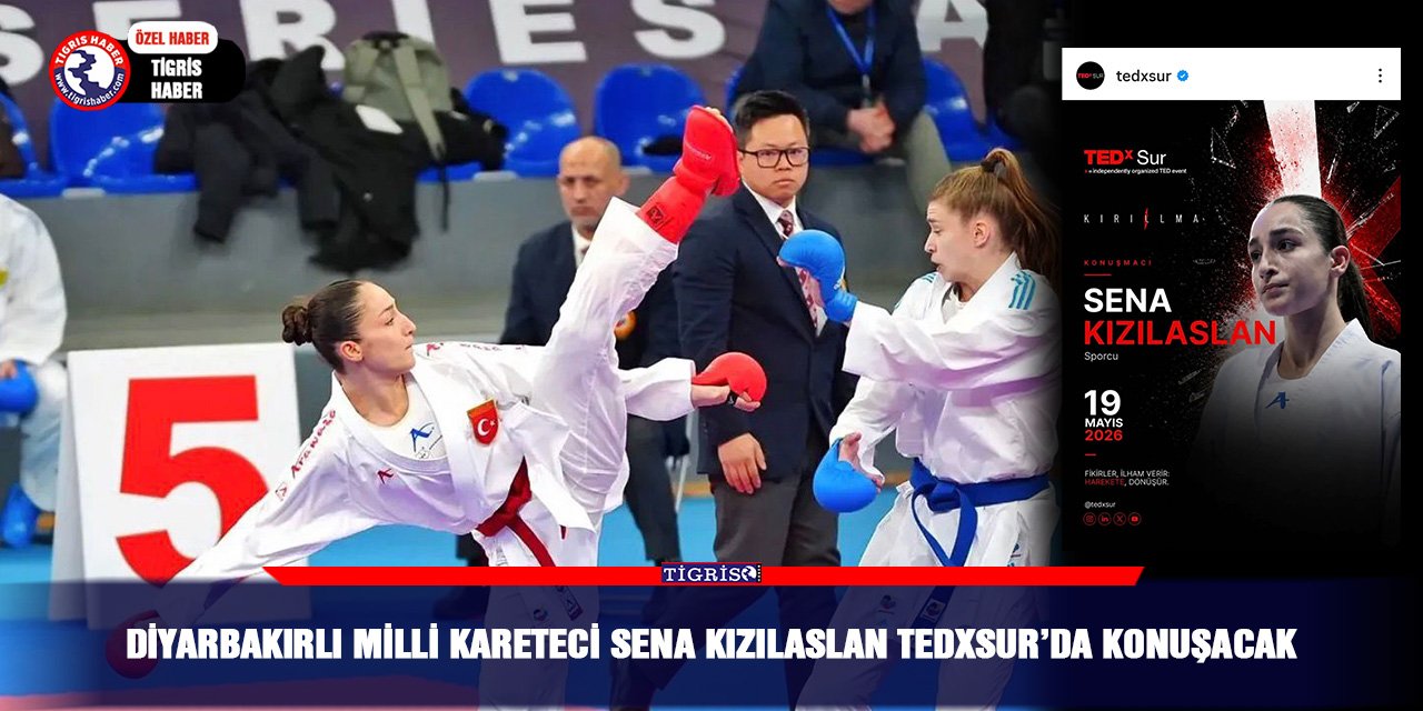 Diyarbakırlı Milli Kareteci Sena Kızılaslan TEDxSur’da konuşacak