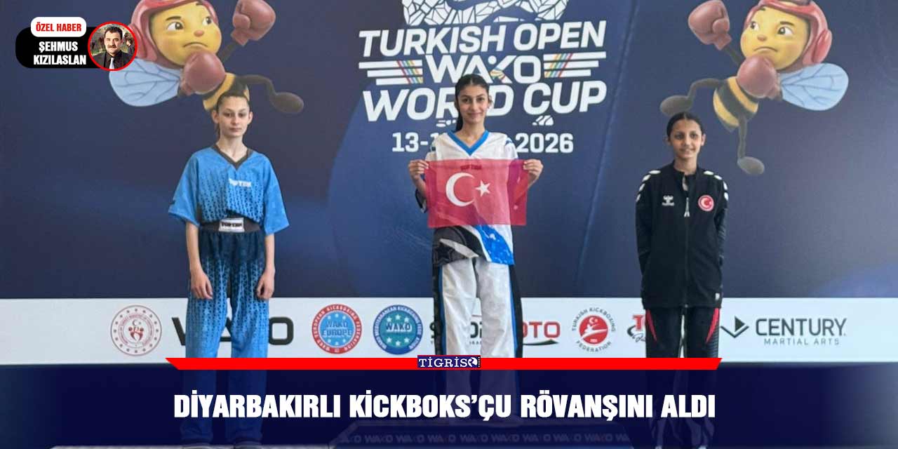 Diyarbakırlı KickBoks’çu rövanşını aldı