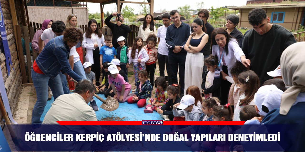 Öğrenciler Kerpiç Atölyesi’nde doğal yapıları deneyimledi