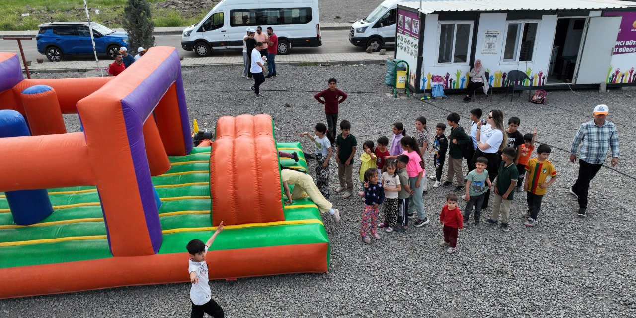 Diyarbakır Oğlaklı’da çocuklar için sokakta spor etkinliği
