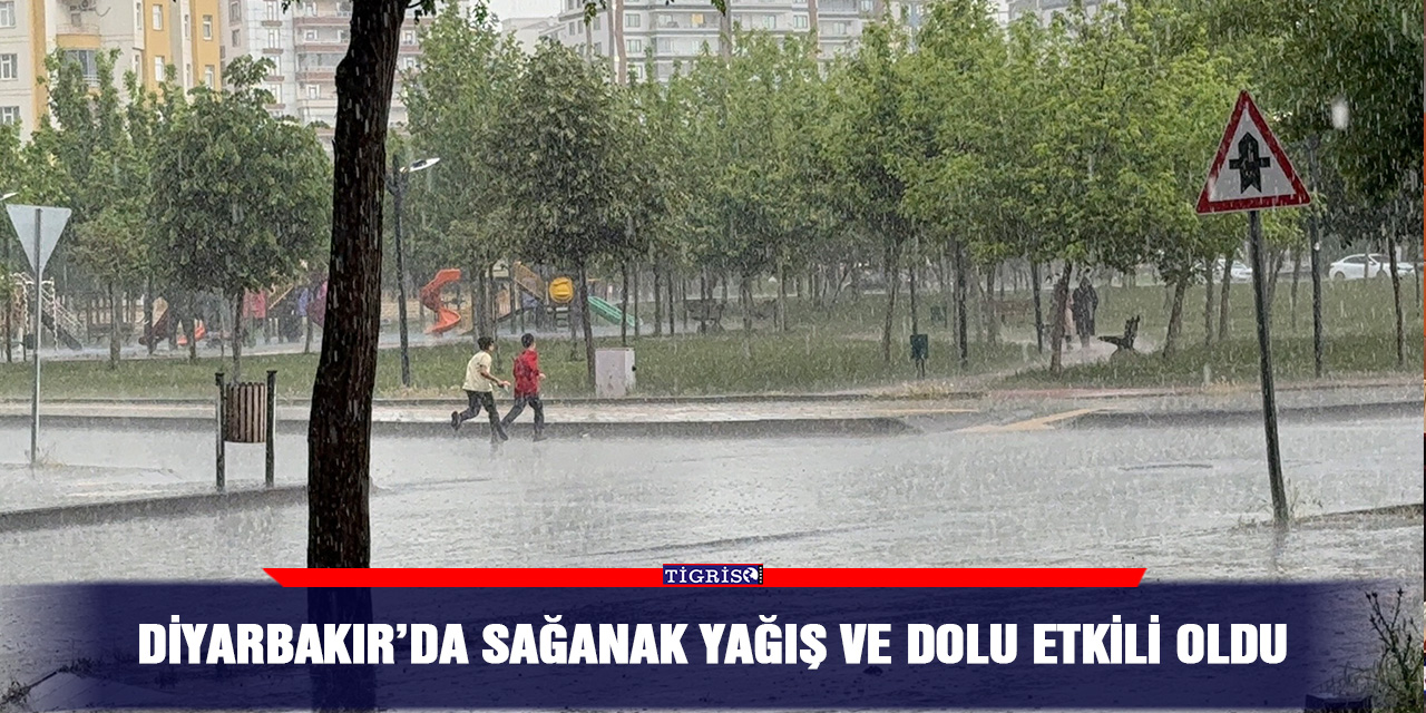 Diyarbakır’da sağanak ve dolu etkili oldu