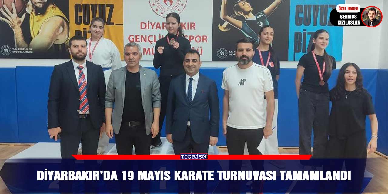 Diyarbakır’da 19 Mayıs Karate Turnuvası tamamlandı