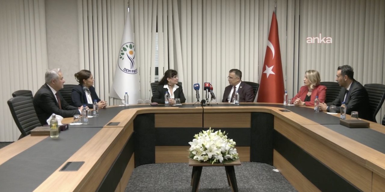 Gelecek Partisi'nden DEM Parti'ye ziyaret: Üzerimize düşeni yapmaya devam edeceğiz