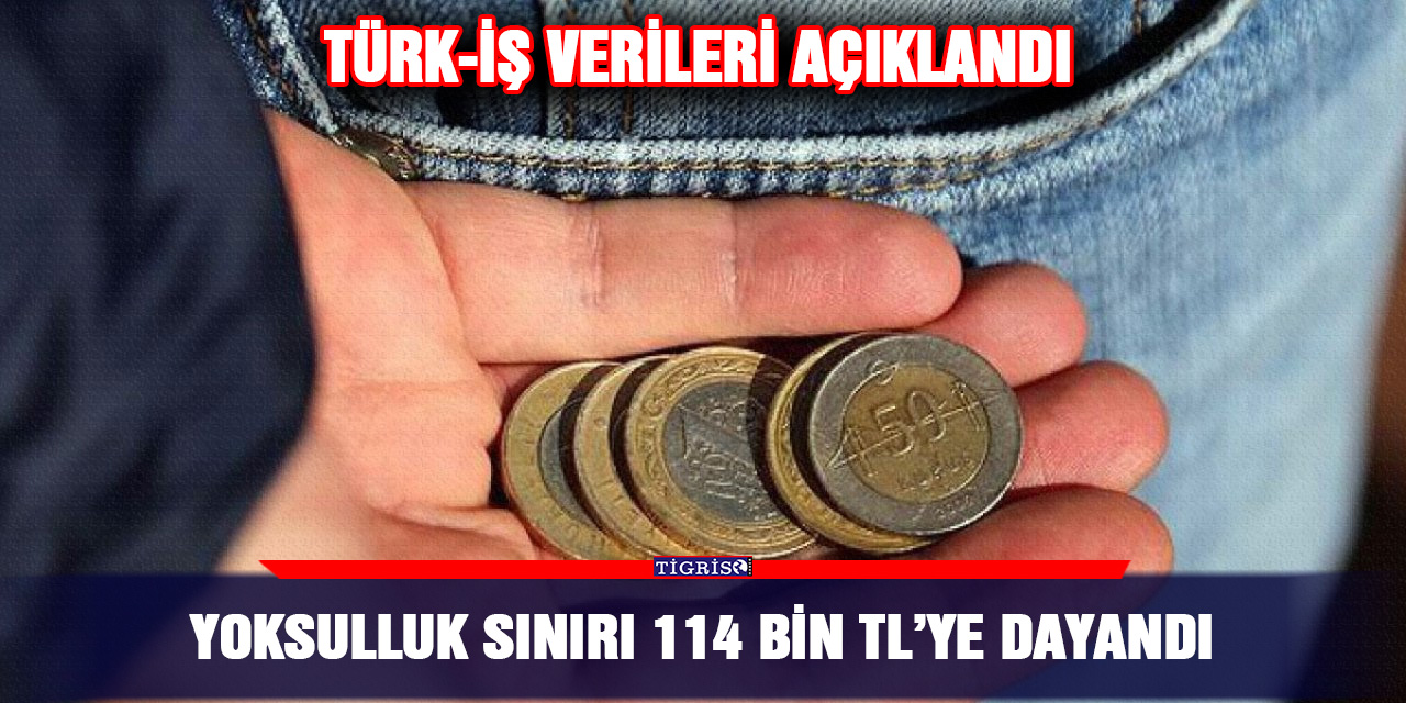 TÜRK-İŞ verileri açıklandı: Yoksulluk sınırı 114 Bin TL’ye dayandı