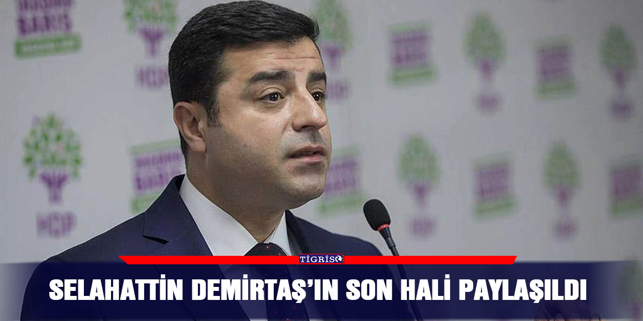 Selahattin Demirtaş’ın son hali paylaşıldı