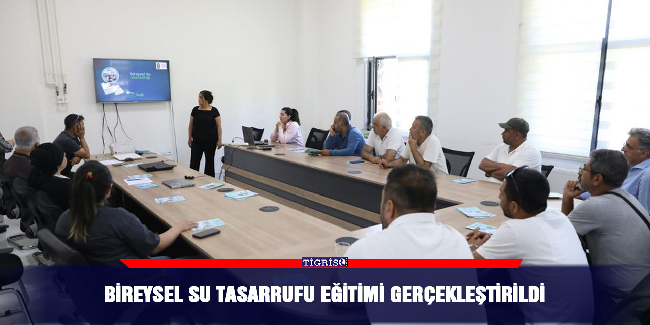 Bireysel Su Tasarrufu Eğitimi gerçekleştirildi