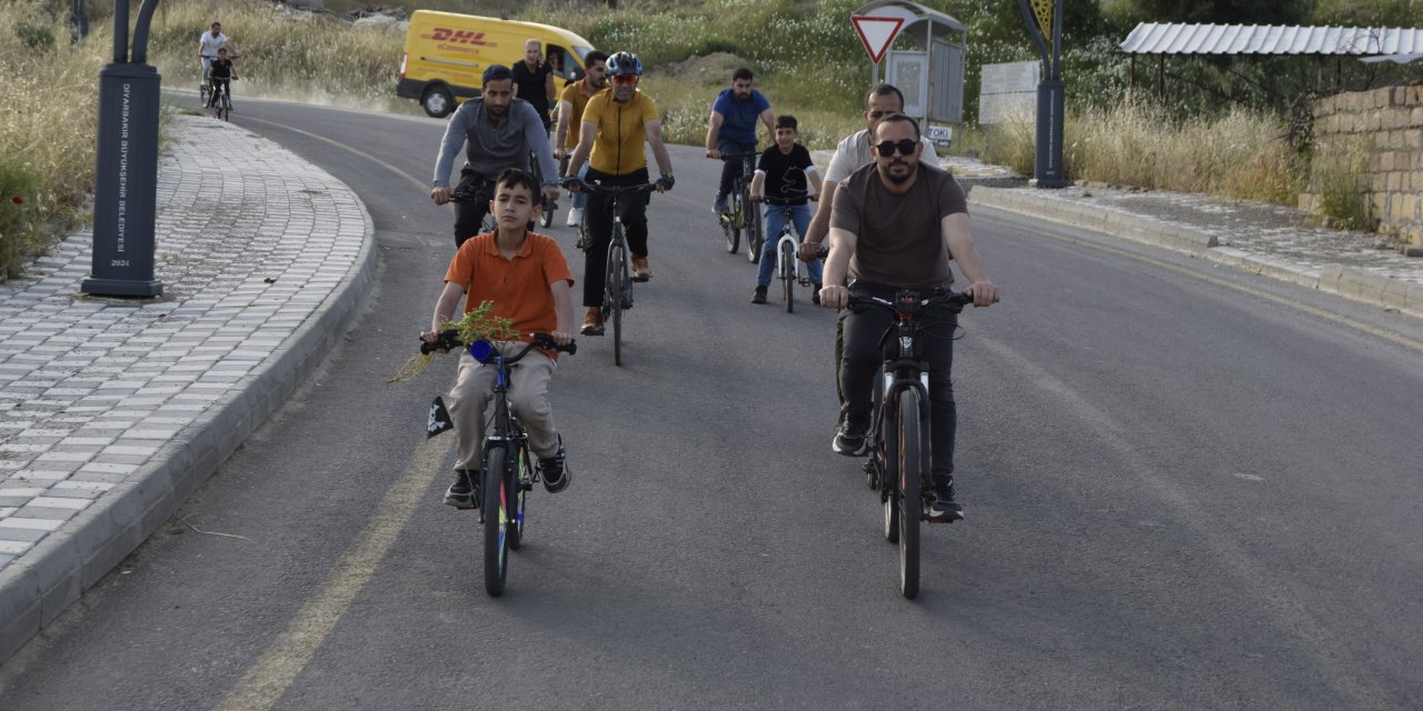 Diyarbakır’da pedallar sağlıklı yaşam için çevrildi