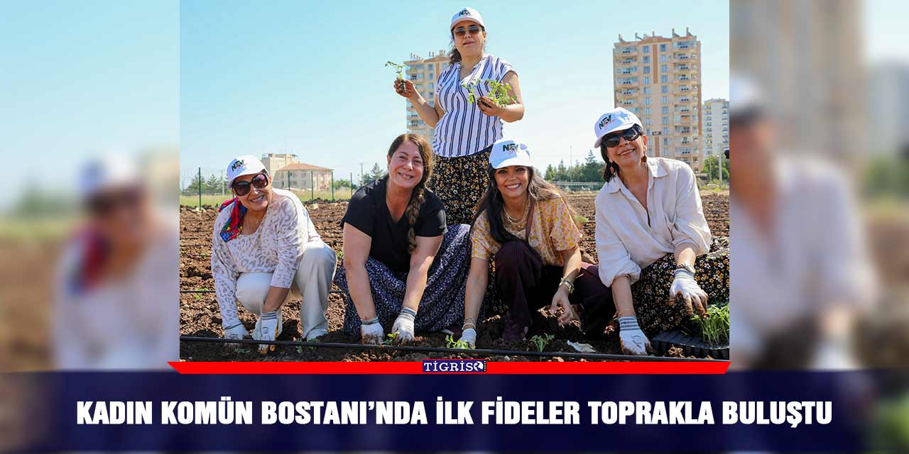 Kadın Komün Bostanı’nda ilk fideler toprakla buluştu