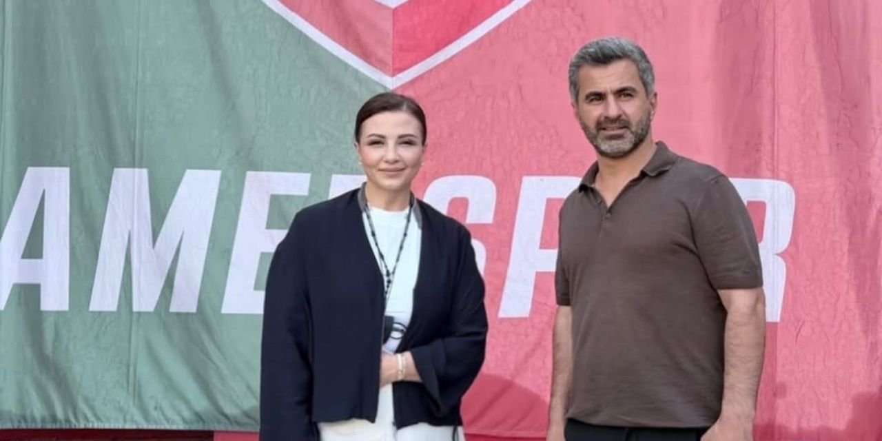 Amedspor'un Kazakistanlı Yönetici Narin Nadirova ilk toplantıya katıldı