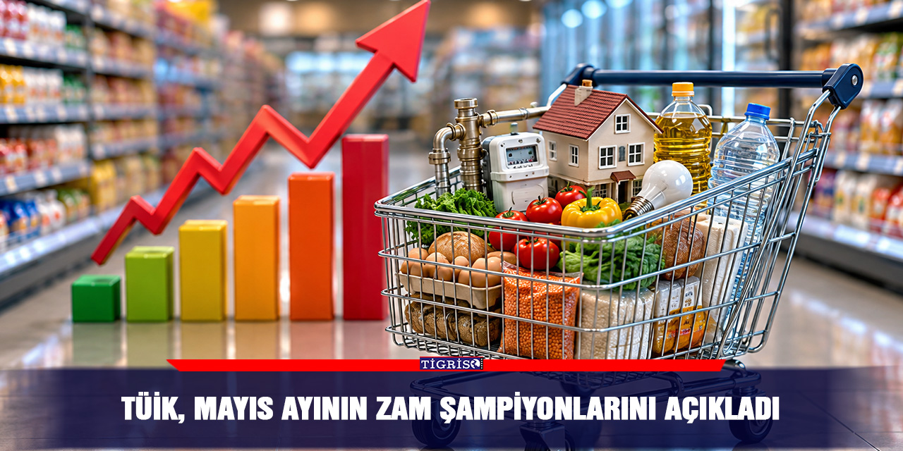 TÜİK, Mayıs ayının zam şampiyonlarını açıkladı
