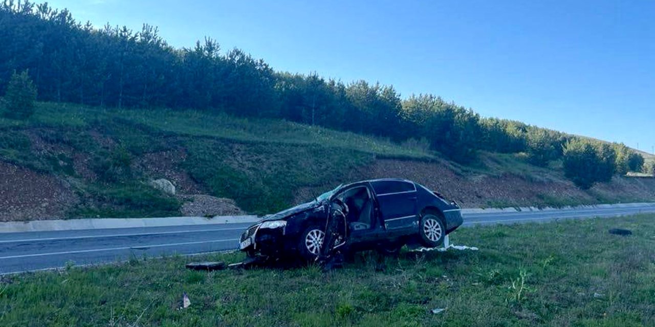 Kontrolden çıkarak otomobil devrildi: 1 ölü