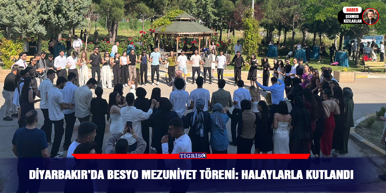 Diyarbakır’da BESYO mezuniyet töreni: Halaylarla kutlandı