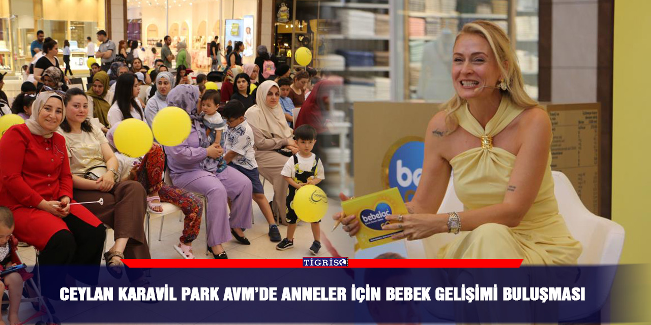 Ceylan Karavil Park AVM’de anneler için bebek gelişimi buluşması